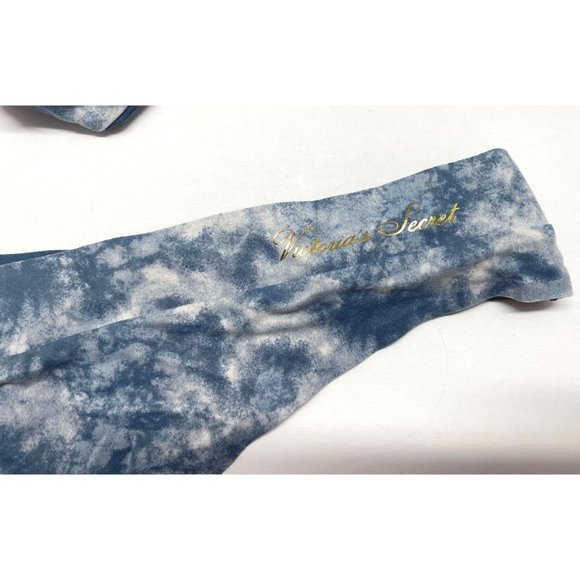 Victorias Secret Incredible Tie Dye Thongs Panties Size Large Lot of 2 Blue - Picture 10 of 11